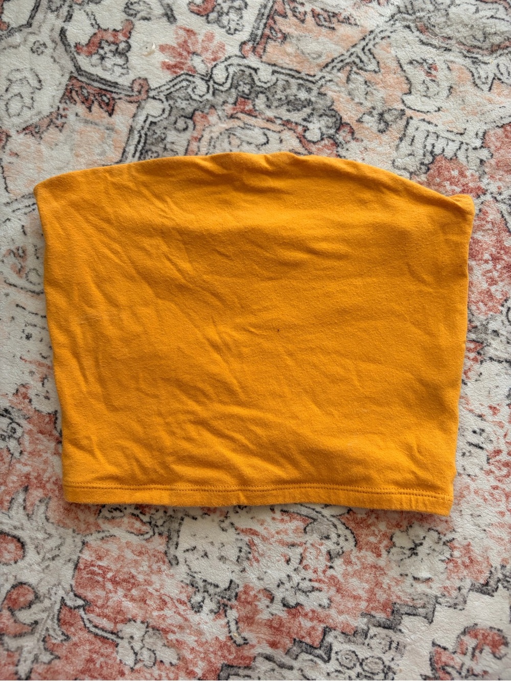 Garage Mustard Yellow Strapless Tube Top